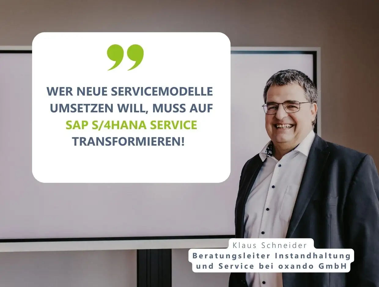 Klaus Schneider Leiter Beratung Instandhaltung & Service